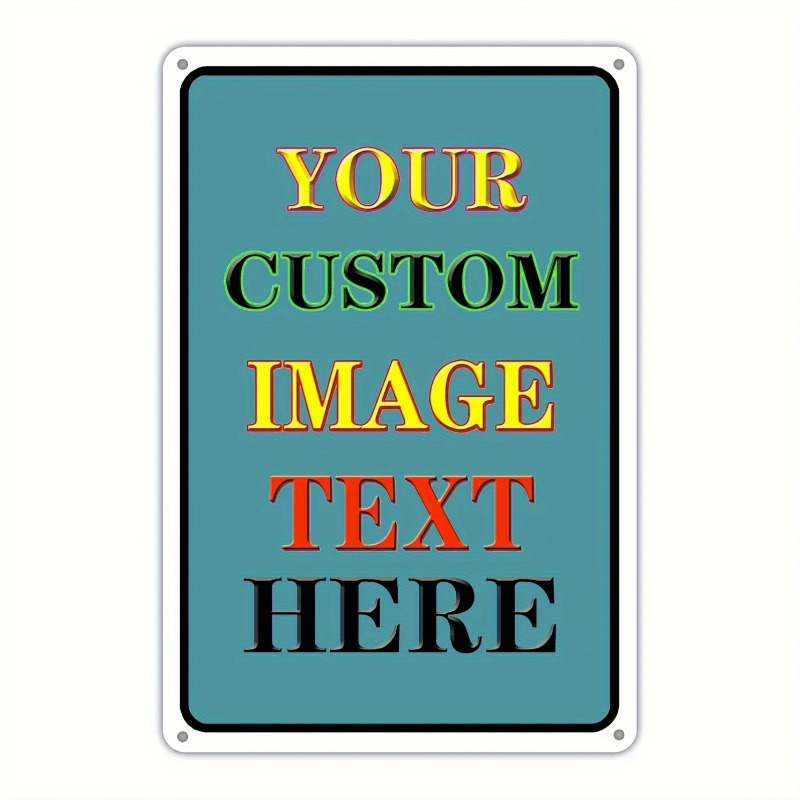 Vintage Collectible Plates - Özel Fotoğraf Baskılı Dikdörtgen Demir Levha