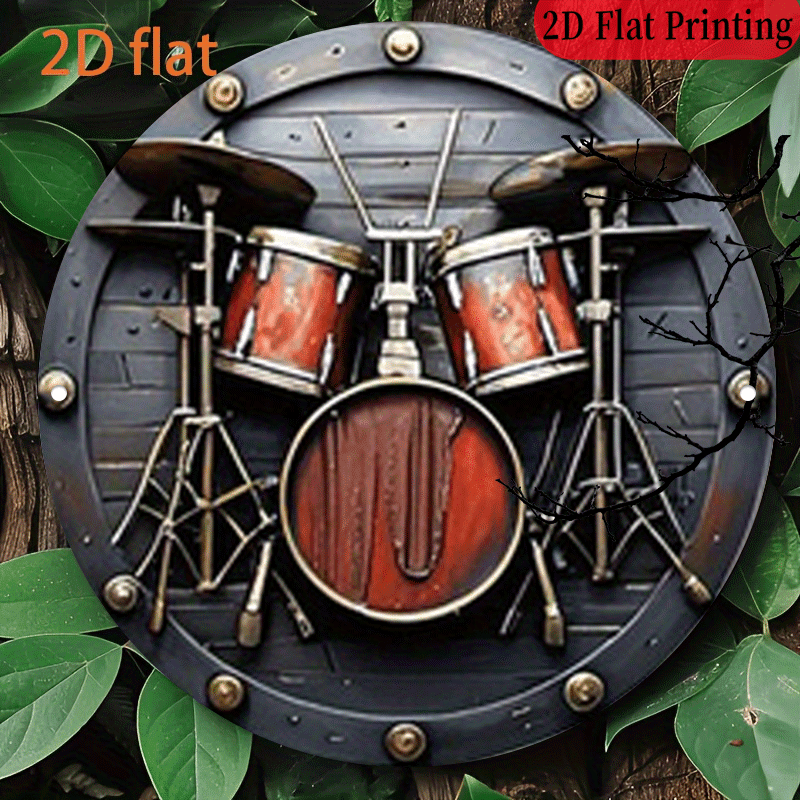 Vintage Collectible Plates - 2D Düz, 1 adet, 20.32x20.32 cm