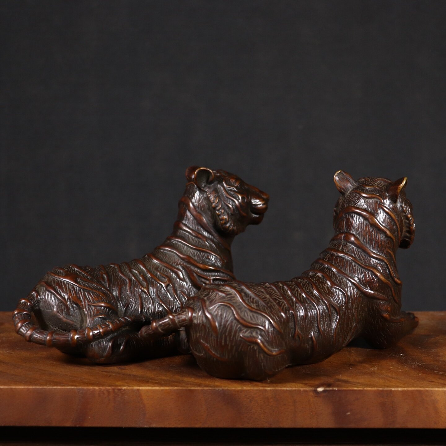 Vintage Collectibles Store - Çin Feng Shui Vintage Bakır Kaplan