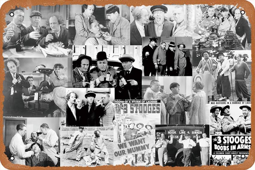 Üç Stooges Koleksiyonu Metal T - Vintage Collectible Posters incelemesi ve fiyatı