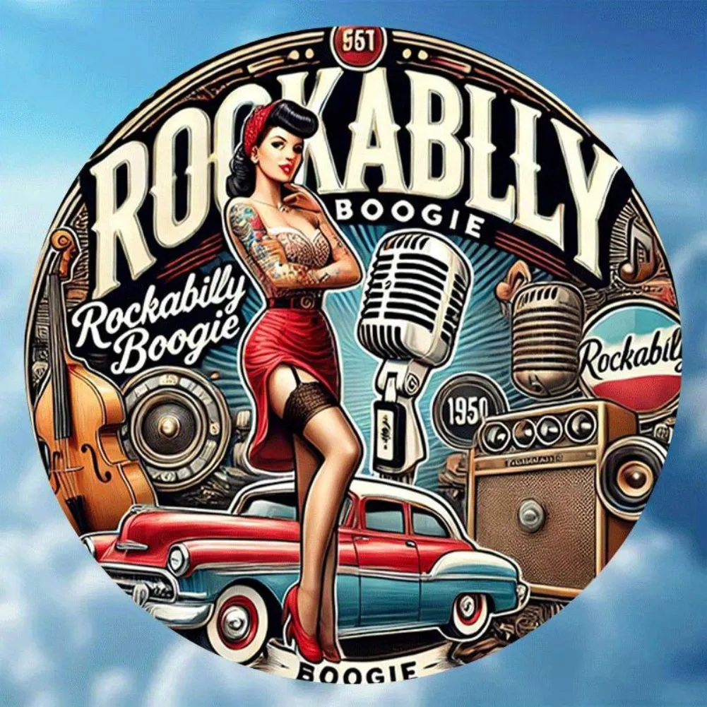 Retro 'Rock and Roll Heat' Met - Vintage Collectible Plates incelemesi ve fiyatı