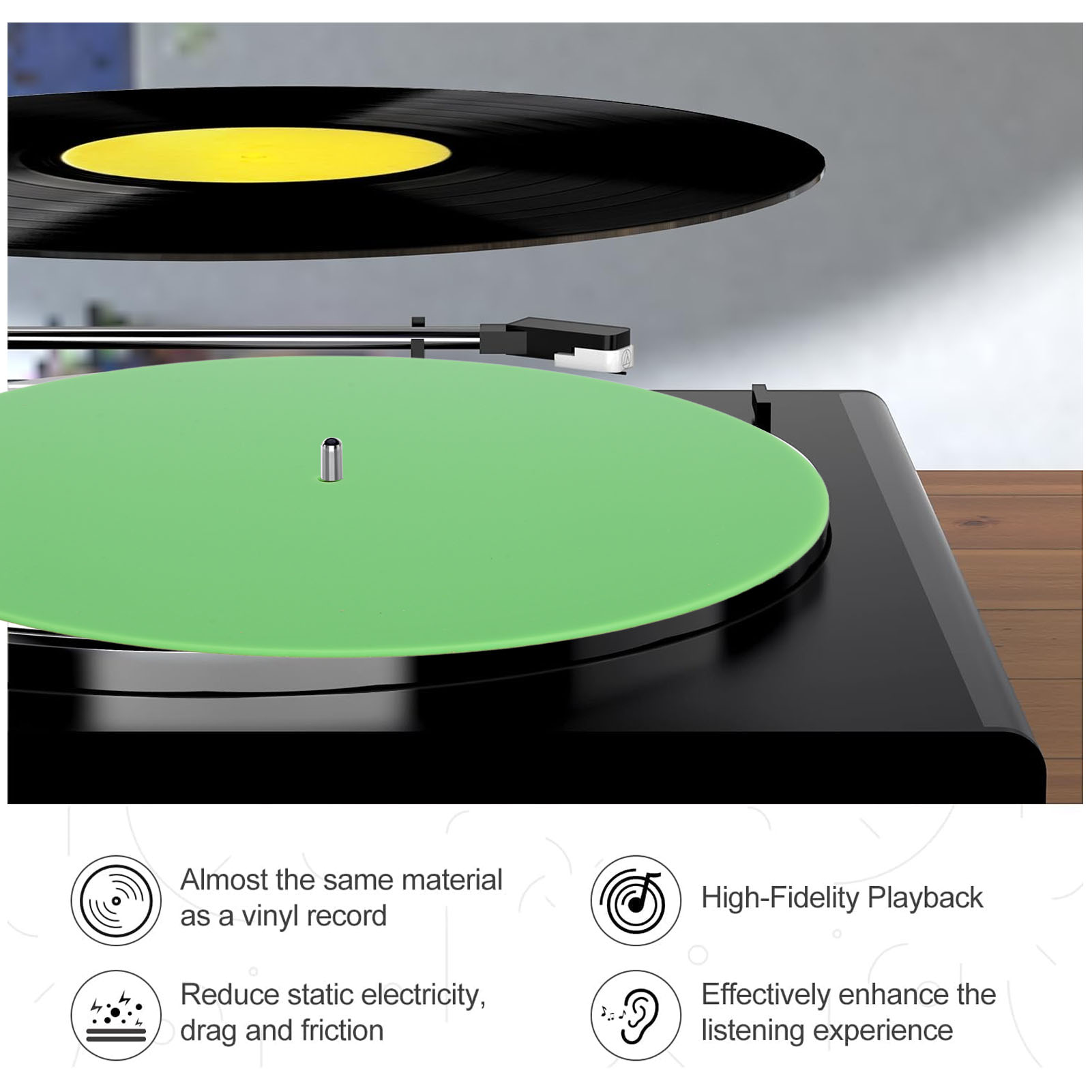 Kayıt Tabağı Slipmat Akrilik P - Vinyl Record Cleaner incelemesi ve fiyatı